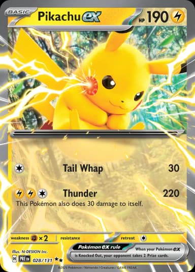 Pikachu ex #28
