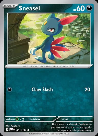 Sneasel [Master Ball] #61