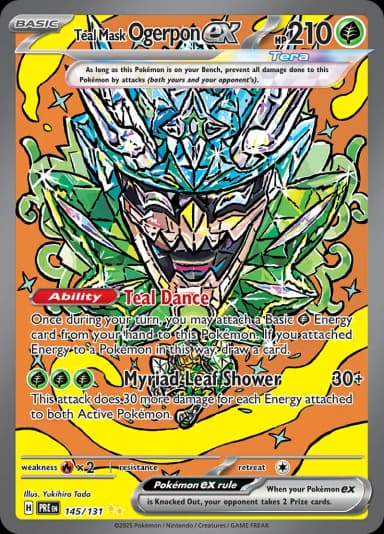Teal Mask Ogerpon ex #145