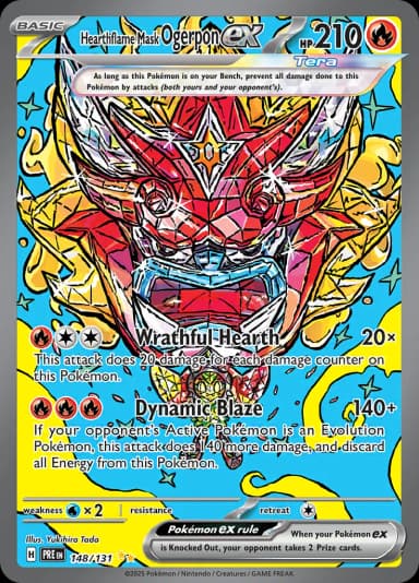 Hearthflame Mask Ogerpon ex #148