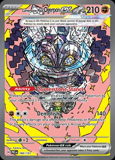 Cornerstone Mask Ogerpon ex #160