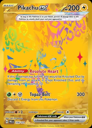 Pikachu ex #179