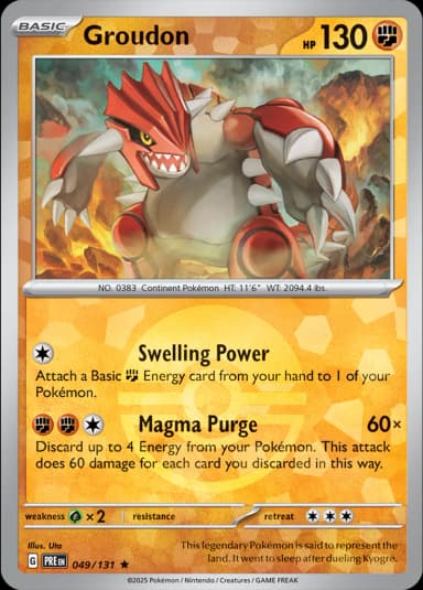 Groudon [Master Ball] #49