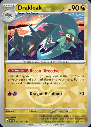 Drakloak [Master Ball] #72