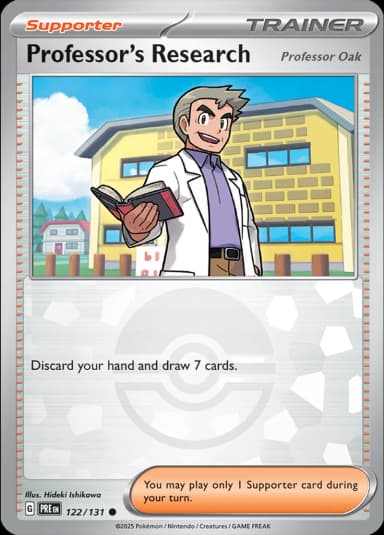 Professor's Research: Professor Oak [Poke Ball] #122
