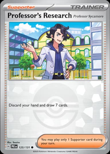 Professor's Research: Professor Sycamore [Poke Ball] #125