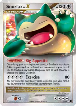 Snorlax LV.X #111