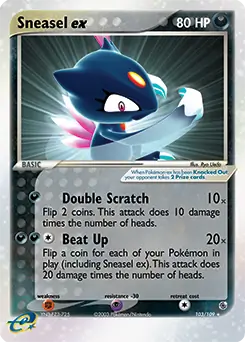 Sneasel EX #103