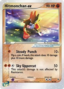 Hitmonchan EX #98
