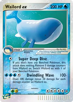 Wailord EX #100