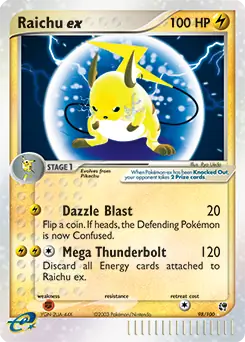Raichu EX #98