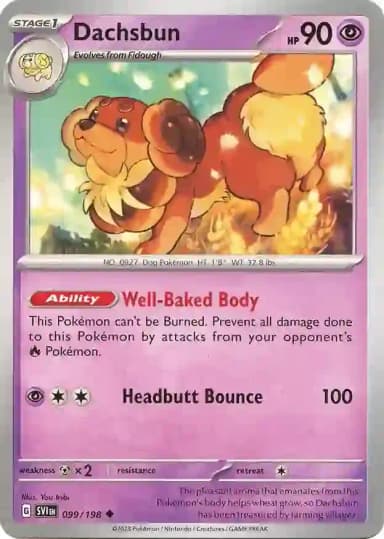 Dachsbun [Reverse Holo] #99