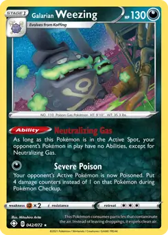 Galarian Weezing [Holo] #42