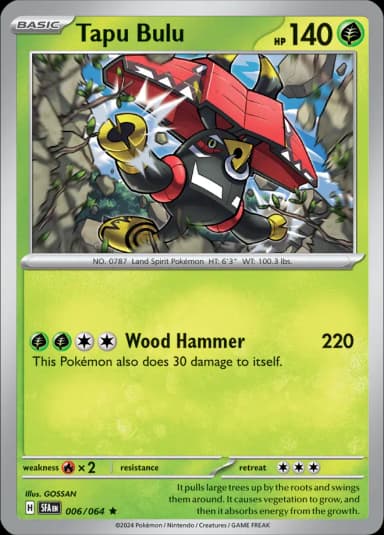 Tapu Bulu [Reverse Holo] #6
