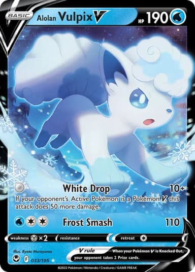 Alolan Vulpix V #33
