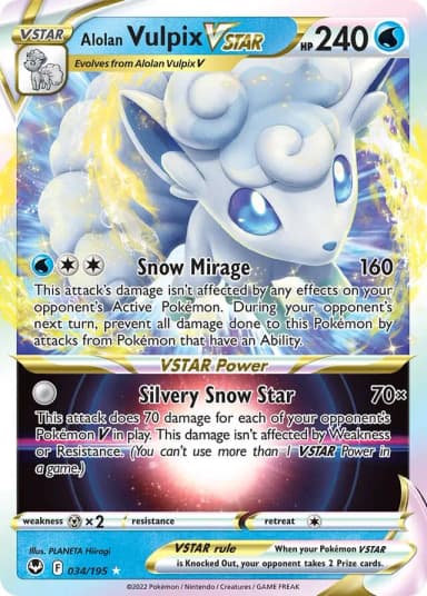 Alolan Vulpix VSTAR #34