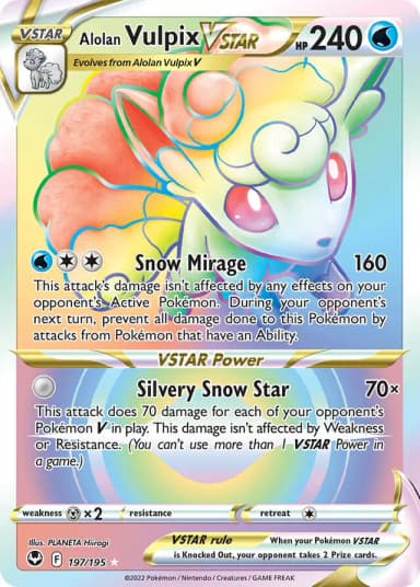 Alolan Vulpix VSTAR #197
