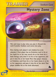 Mystery Zone [Reverse Holo] #137