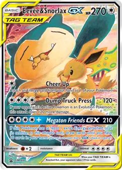 Eevee & Snorlax GX #SM169