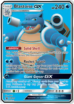 Blastoise GX [Jumbo] #SM189