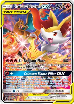 Charizard & Braixen GX #SM230