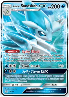 Alolan Sandslash GX #SM236