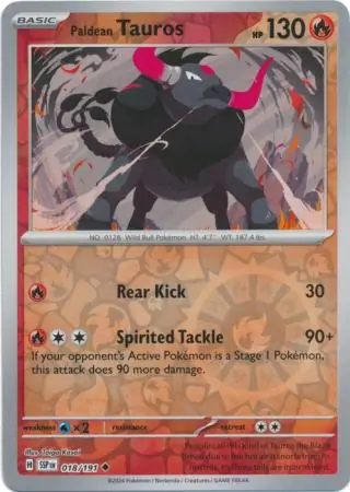 Paldean Tauros #18