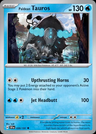 Paldean Tauros #39