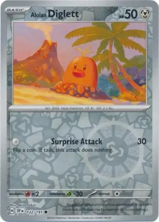 Alolan Diglett #122