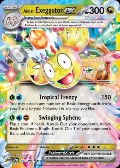 Alolan Exeggutor ex #133