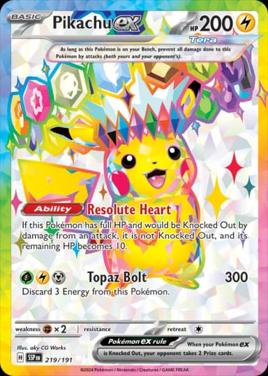 Pikachu ex #219