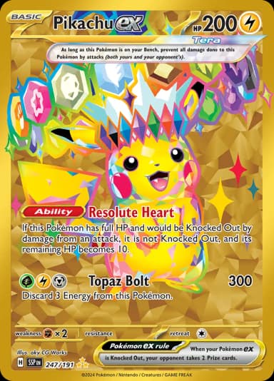 Pikachu ex #247