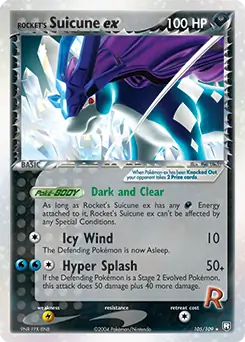 Rocket's Suicune EX #105