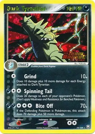 Dark Tyranitar [Reverse Holo] #19