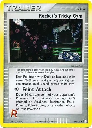 Rocket's Tricky Gym [Reverse Holo] #90