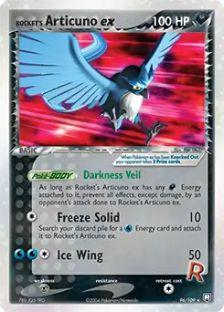 Rocket's Articuno EX #96