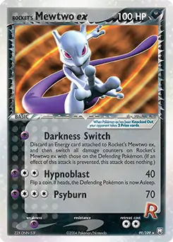 Rocket's Mewtwo EX #99