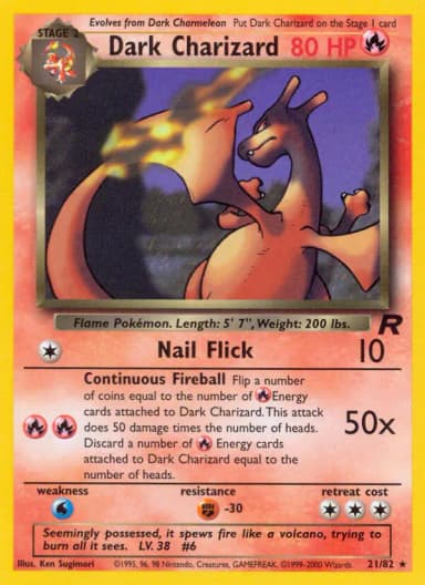 Dark Charizard [1st Edition] #21