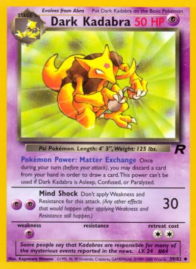 Dark Kadabra #39