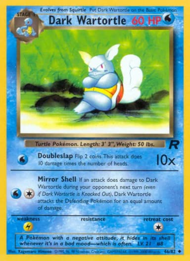 Dark Wartortle #46