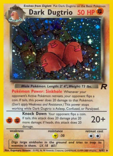 Dark Dugtrio #6