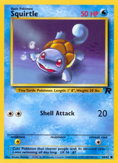 Squirtle [1st Edition] #68