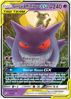 Gengar & Mimikyu GX #53