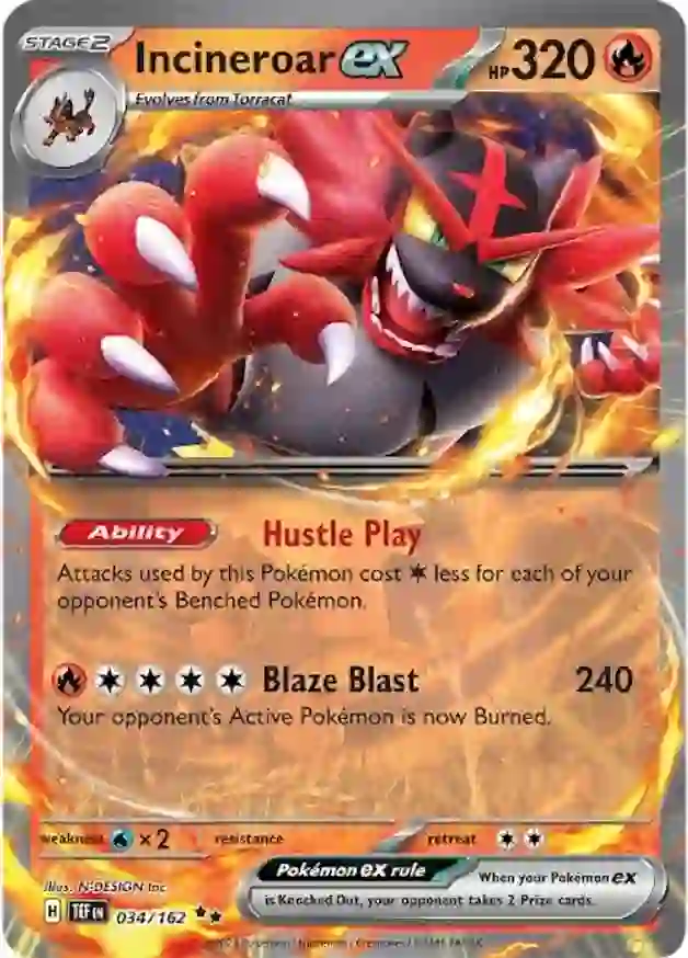 Incineroar ex #34
