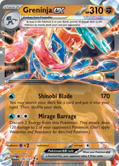 Greninja Ex [Metal] #106