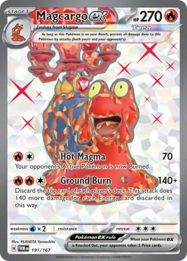 Magcargo ex #191
