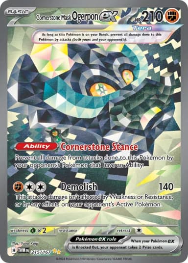 Cornerstone Mask Ogerpon ex #215