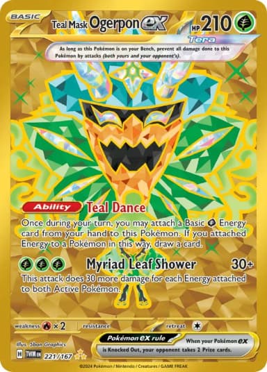 Teal Mask Ogerpon ex #221