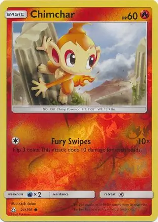 Chimchar [Reverse Holo] #21