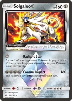 Solgaleo Prism Star #89